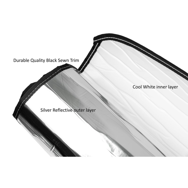 Custom Windshield Sunshade for Ford Econoline E-Series Van & Motorhome