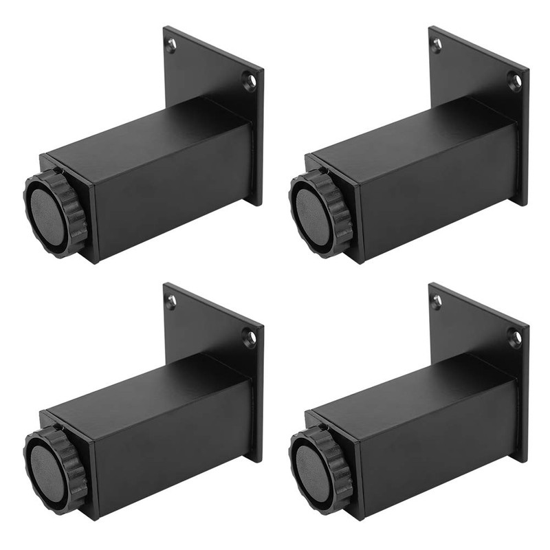 4pcs Cabinet Leg Aluminum Alloy Adjustable Feet Sofa Bed Foot