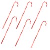 TRIXES Red and White Candy Cane Ornaments – 6 PCS