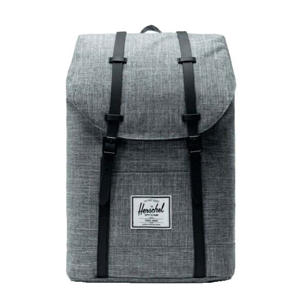 Herschel Retreat Backpack Ravenx/Black Crosshatch One Size 19.5L 10066-01132-OS