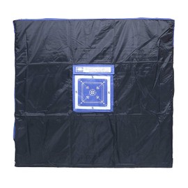 KD Sports Champion Carrom Board Cover, Full Cover with Extra Pocket, Striker & Powder, 12 x 110 cm, 1 Player, Age 8+