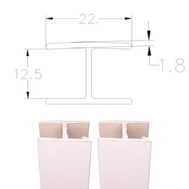 cyclingcolors 2 x Connectors for Skirting Board Kitchen Corner Plinth Corner Kitchen Base Inner Corners Outdoor Corners Furniture, 150 mm White