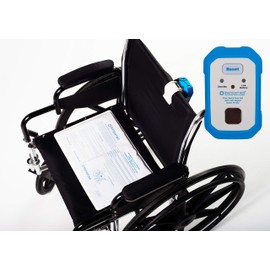 Advanced Chair and Floor Alarm with Magnetic Pull Cord, 10" x 15" Underpad with Motion Sensor Alarm, 3 Ring Chime and 3 Mounting Options, with AC Adapter and 9V Battery, 1 Yr. Warranty by Patient Aid