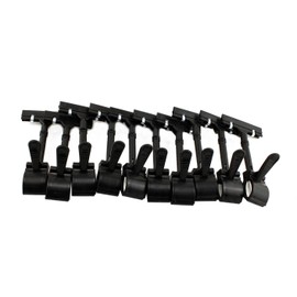 naissant Pop, Large Clip, Store, Exhibition, Supplies, Displays, POP, Signs, Cards, Hanger Racks, etc. (Black (10 Pieces))