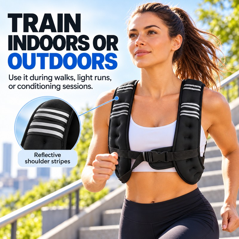12 lb Weighted Vest for Walking & Strength Training –