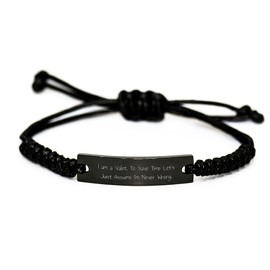 Funny Valet Gifts from Friends, Unique Rope Bracelet for Men, Birthday Presents to Assume You're Always Right, 'I Am A Valet. To Save Time Let's Just Assume I'm Never Wrong.'