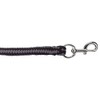 Kerbl Hippo Carabine Lead Rope - Black/Silver