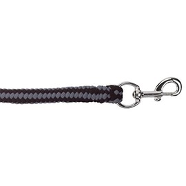 Kerbl Hippo Carabine Lead Rope - Black/Silver