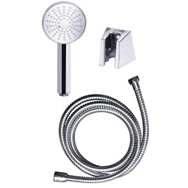 RIDDER Cali Shower Set Including Shower Head, Hose and Wall Bracket Chrome