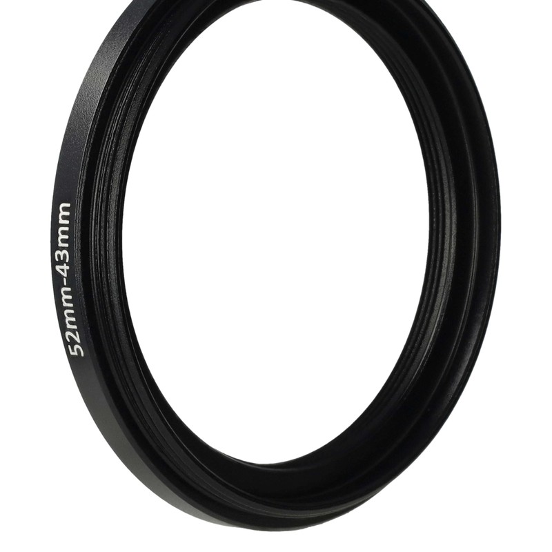 vhbw 52mm to 43mm Step Down Ring Adapter for Camera