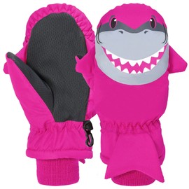 7-Mi Children's Mittens, Winter Snow Gloves, Waterproof, Warm, Thick, for Boys, Girls, Children, Skiing, Snowboarding, 3-6 Years