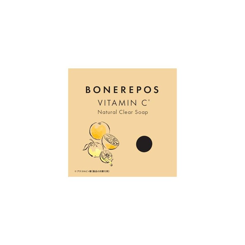 BONEREPOS Vitamin C Natural Clear Soap, 3.5 oz (100 g)