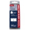 AccuTec PRO Steel Back Single Edge Razor Blade, 100 Pack