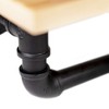 QUVIO Industrial Toilet Roll Holder with Shelf/Toilet Roll Holder Made