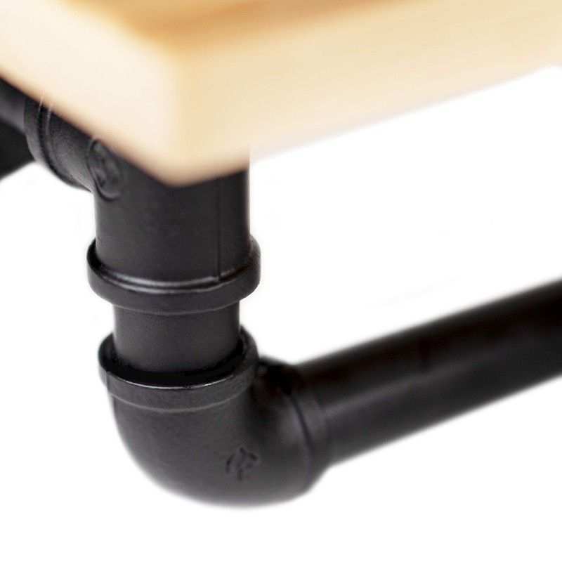 QUVIO Industrial Toilet Roll Holder with Shelf/Toilet Roll Holder Made