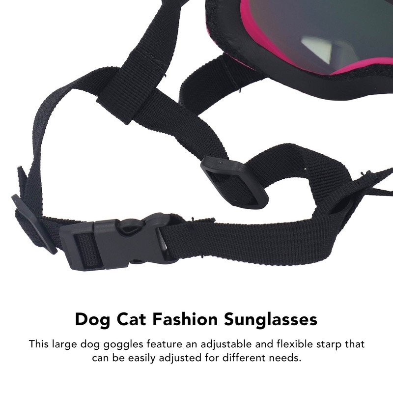 Dog Sunglasses UV Protection PC Windproof Comfortable Ventilate Pet Sunglasses