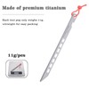 iBasingo Titanium Alloy Pegs Ultralight V-shape Tent Stakes Pegs Outdoor