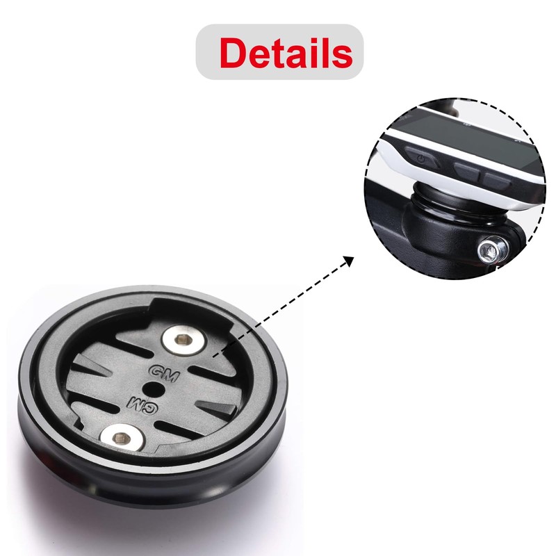 SANTUO Bicycle Stem Top Cap Headset Mount for Garmin Edge