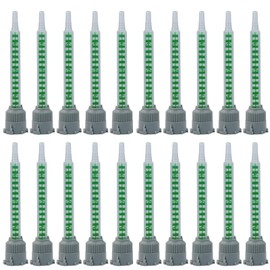 20 Pack Epoxy Mixing Nozzle Epoxy Resin Mixer Epoxy Mixer for Resin Mixing Tips Applicator for 50ml/1.7oz (1:1/2:1 Ratio)