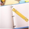 Operitacx Binder Spine Insert Portable Folder O Shaped Metal Binder