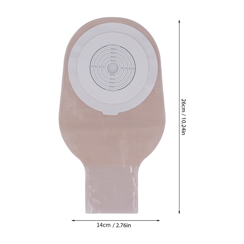 10pcs Colostomy Bags Leak Proof Safe Comfortable Portable Ostomy Pouch
