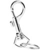 Merriway® BH01835 Metal Hipster Key Snap Hook & Ring -