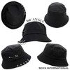 Seiya International Korean Design Ring Bucket Hat - bucket blk