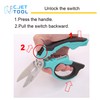 C.JET TOOL 8" Stainless Angle Type Electrician Scissors Heavy Duty