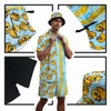 Wilumi Mens Rubber Duck Costume 2 Pieces Hawaiian Shirt and
