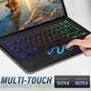 DKAHOEE Backlit Touchpad Keyboard Case for T-Mobile REVVL Tab 2