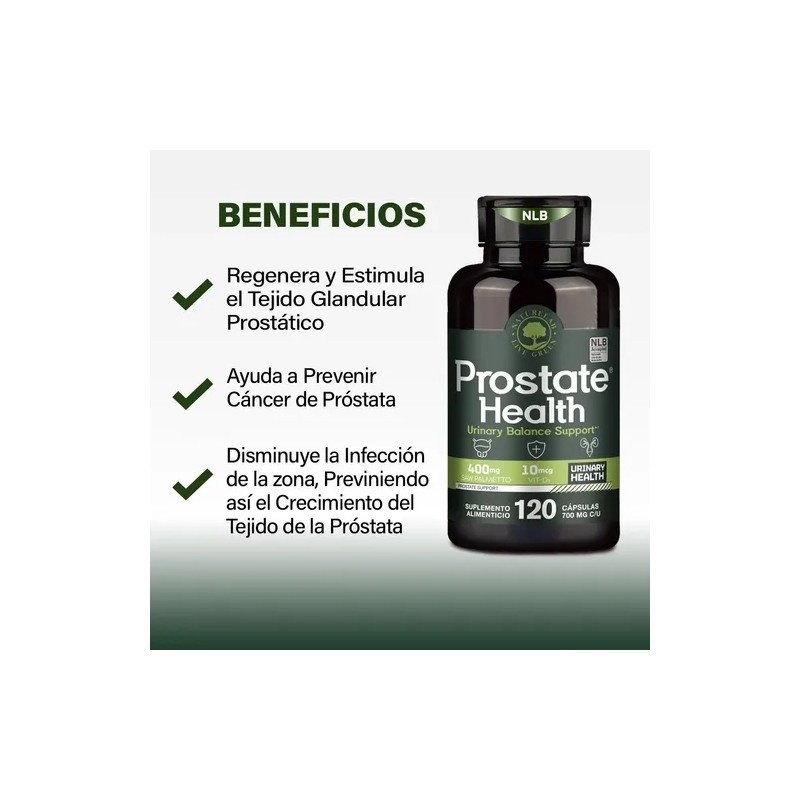 Prostate-x Suplemento Para Próstata Sana Naturelab 120 Caps