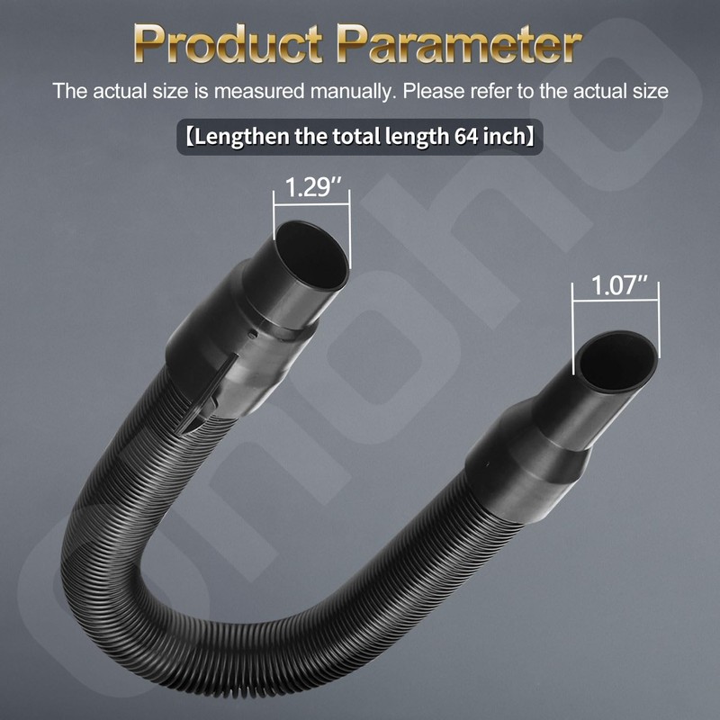 14-37-0105 Vacuum Hose Replacement for Milwaukee 0880-20 0970-20 18V/28V Wet/Dry