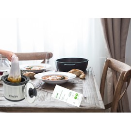 16 Oz Mini Crocpot Slow Cooker Liners, Disposal Plastic Bags, Compatible with Qvin 0.65Qt Slow Cooker, 20 OZ Croc-pot, KOOC small 0.65-Qt, Betty 0.7Qt Crocker, Fit 0.5 to 0.75Quart, 2 Pack (20 Liners)