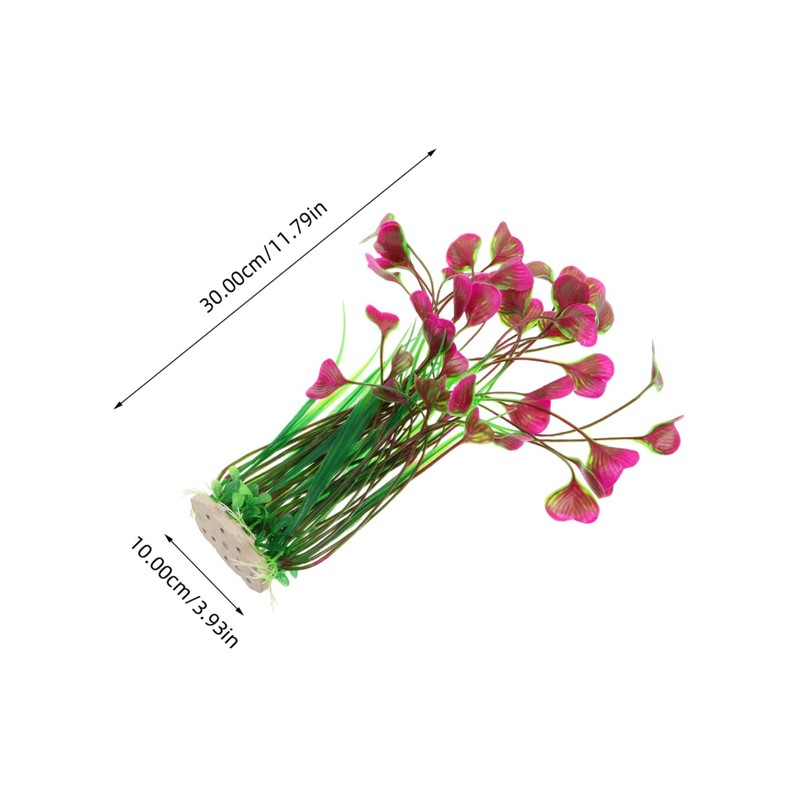 CORHAD Artificial Aquarium Plants 2 Pack Natural-Looking Fish Tank Decor
