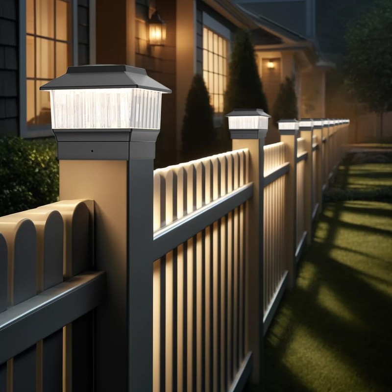 Involux Luces solares para poste de 50 lúmenes, 3000 K