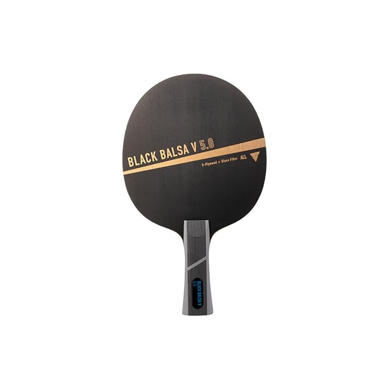 Victas Table Tennis Racket Attack Shake Hand Black Balsa V