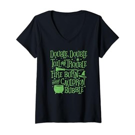 Bubble bubble double double toil and trouble hocus pocus V-Neck T-Shirt