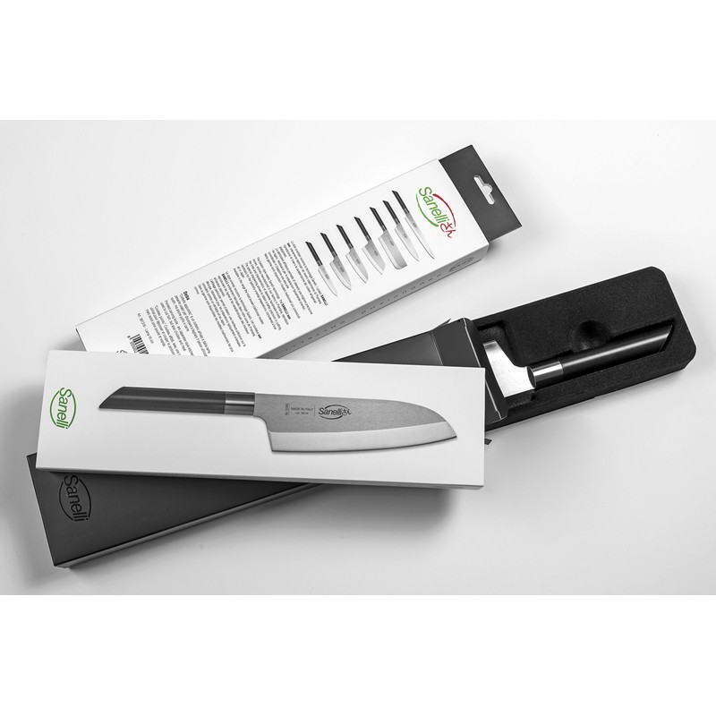 Sanelli 380316 San Line Santoku, Length-16 cm, Multi-Colour