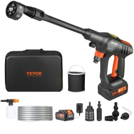 Cordless Handheld Power Cleaner 652 PSI 1.1 GPM Electric High Pressure Washer for Car Home Floor CleaningMotor Ttype: Brush Motor, Rated Pressure: 350 PSI