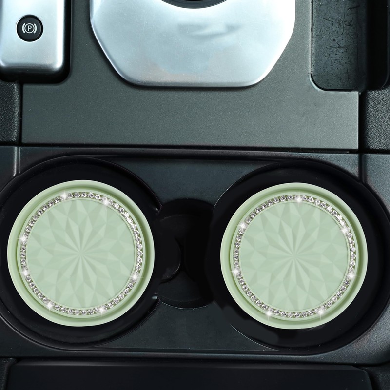 Amooca Car Cup Coaster 4 Pack Universal Non-Slip Cup Holders