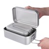 SILVERANT Titanium Bento Camping Lunch Box Mess Kit 800ml with