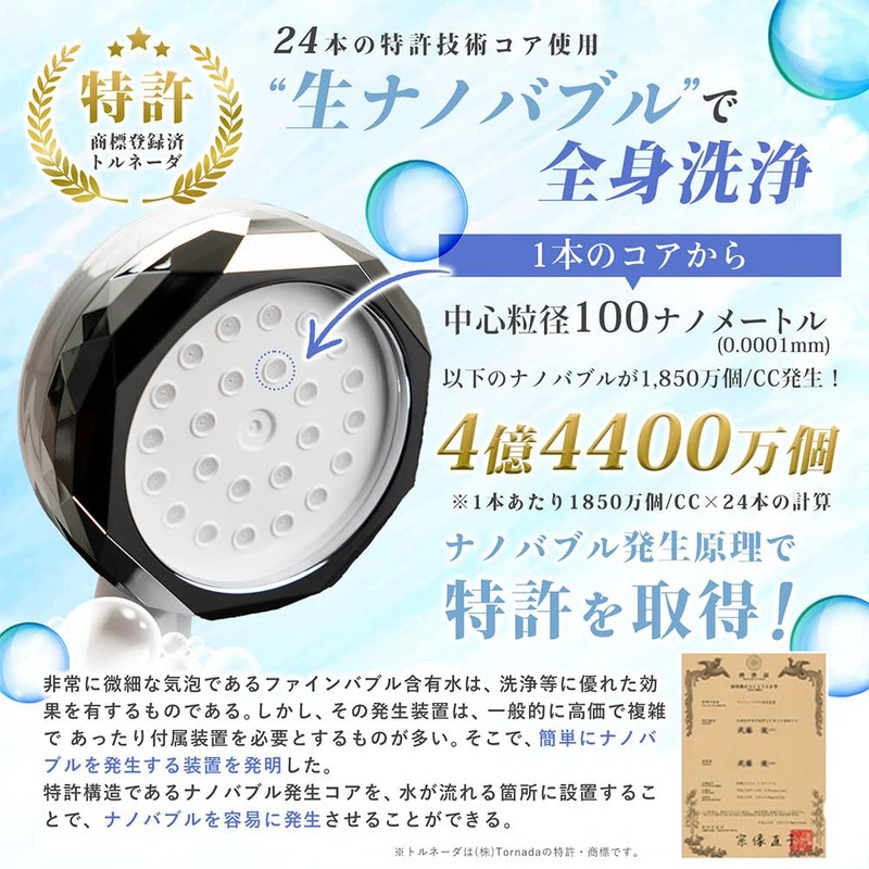 NANORISM Nano Bubble Shower Head