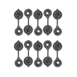 Ten (10) New Aftermarket Replacement Black Vent Caps Made to Fit Any Fuel/Gas/Water Can in Order to Provide A Vent & Allow for Faster Flowing Fuel.