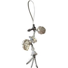 ZhangyiHot Jellyfish Star Pendant Keychain Phone Strap Lanyard Tassels Keyring Strap Backpack Charm Car Keys Decoration Cell Phones Accessories(ZS429)