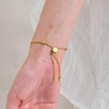 Gold Bracelets for Women 14k Gold Filled Adjustable Twisted Rope