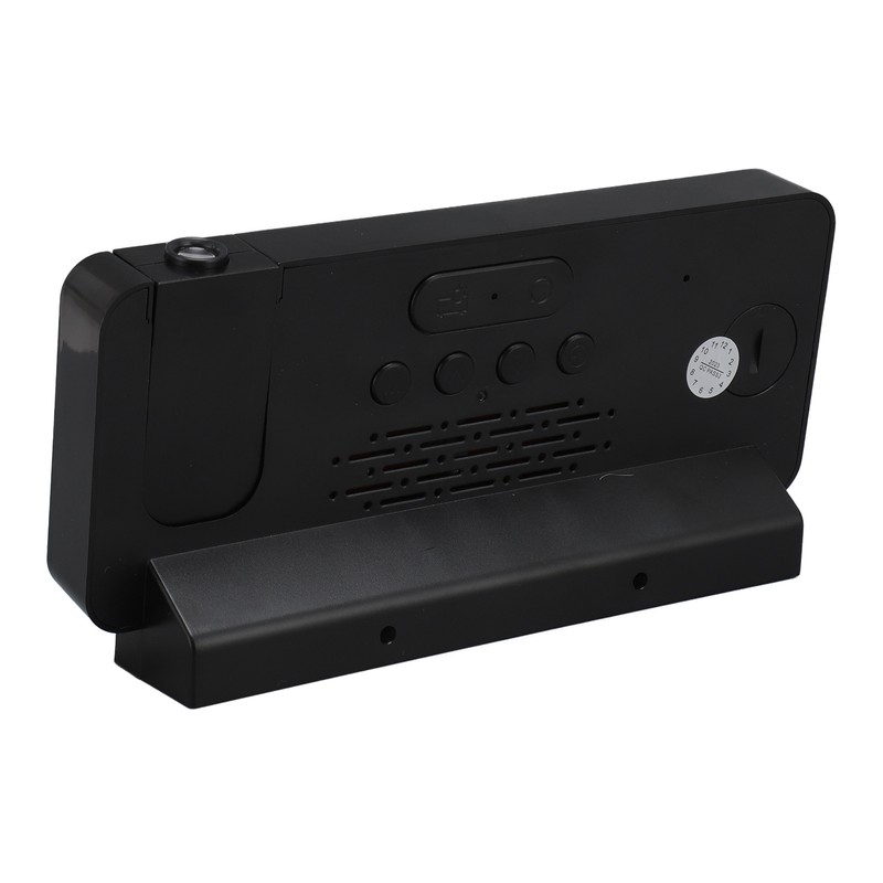 Projection Alarm Clock USB Rechargeable White Light Snooze Function Adjustable