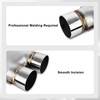 Mupera Universal 3 Inch Exhaust Y Pipe, Stainless Steel 3"