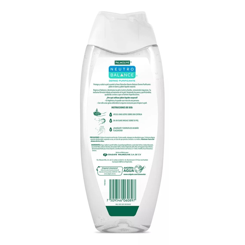 Palmolive Palmolive purifique jabón líquido neutro balance dermo 390ml