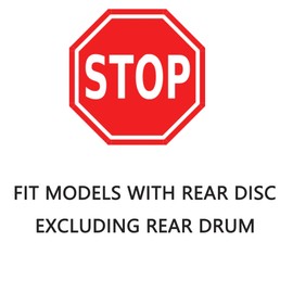 Detroit Axle - All (4) Front 258mm & Rear 253mm Disc Brake Kit Rotors w/Ceramic Pads w/Hardware & Brake Kit Cleaner & Fluid for 2000 2002 2003 2004 Ford Focus - NOT SVT Models