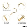 TERF® 25mm Round Bend Shoulder Cup Hook Screw 25mm (1